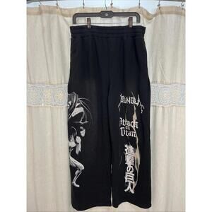 YoungLA 2128 (XL) Attack on Titan Baggy Joggers Eren Yeager AoT Large Rare